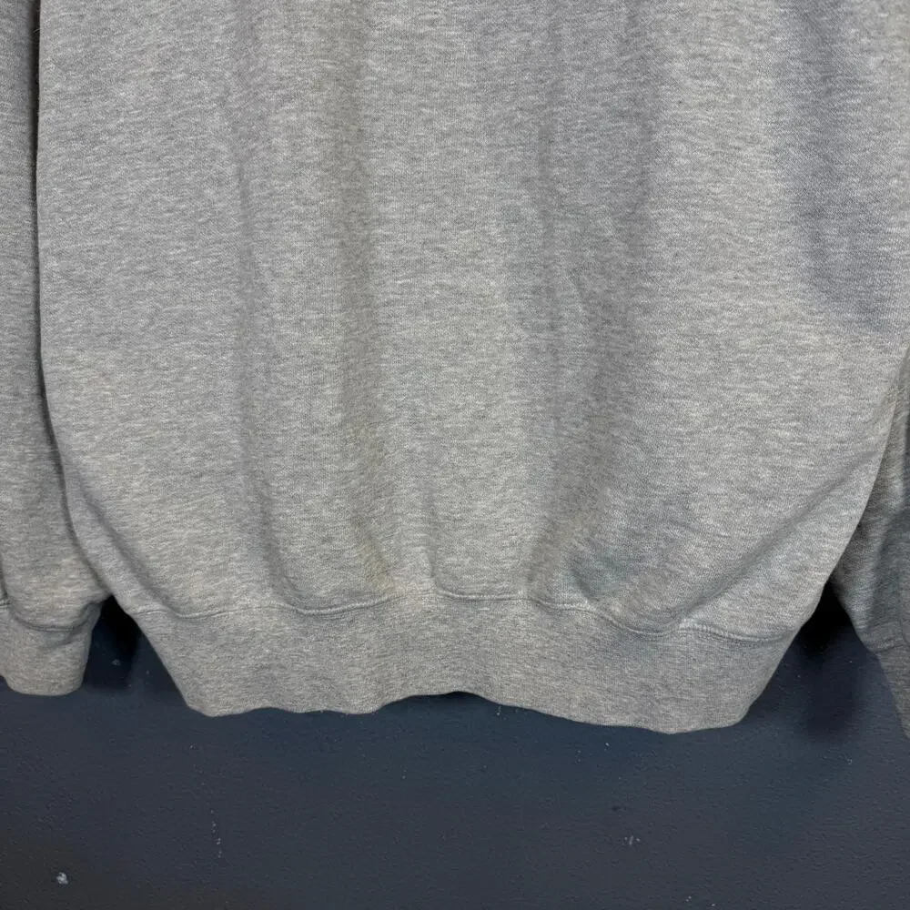 Nike Team XXL men gray Boston Bruins #25 hockey NHL center swoosh hoodie vintage